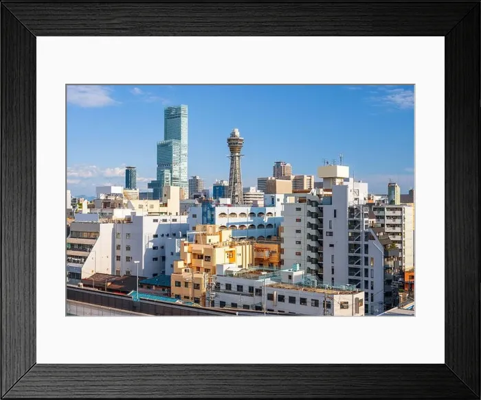 Framed Print : Osaka, Japan modern cityscapes Framed Print : Osaka, Japan modern cityscapes