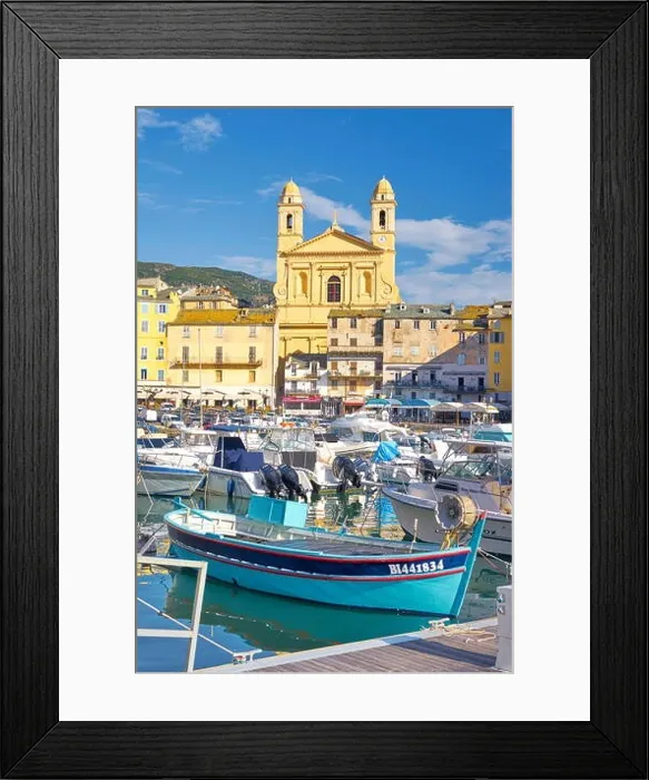 Framed Print : Corsica Island, Bastia Port, France Framed Print : Corsica Island, Bastia Port, France