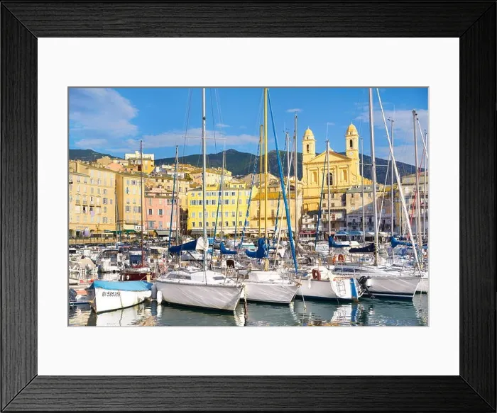 Framed Print : Bastia Port, Corsica Island, France Framed Print : Bastia Port, Corsica Island, France