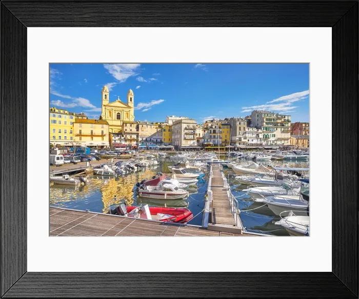 Framed Print : Bastia Port, Corsica Island, France Framed Print : Bastia Port, Corsica Island, France