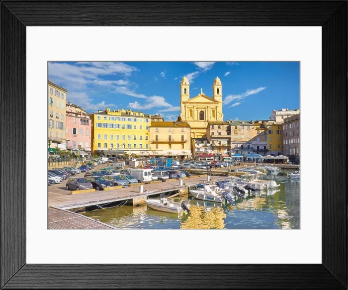 Framed Print : Corsica Island, Bastia Port, France Framed Print : Corsica Island, Bastia Port, France