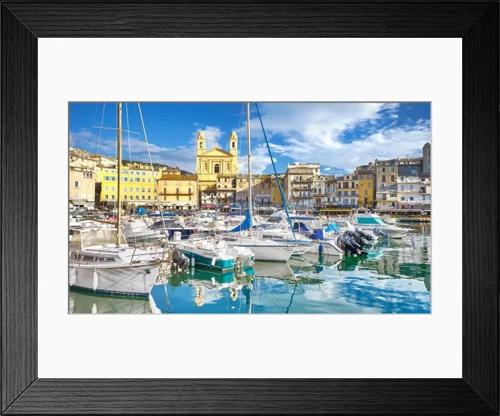 Framed Print : Bastia Port, Corsica Island, France Framed Print : Bastia Port, Corsica Island, France