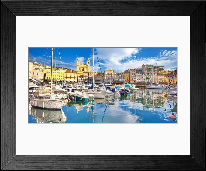 Framed Print : Bastia Port, Corsica Island, France Framed Print : Bastia Port, Corsica Island, France