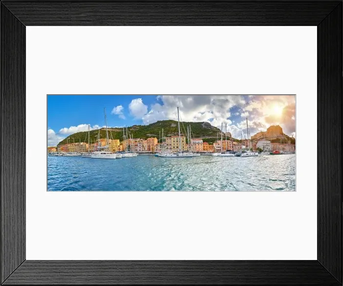 Framed Print : Bonifacio Port, South Coast of Corsica Island, France Framed Print : Bonifacio Port, South Coast of Corsica Island, France