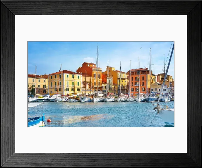 Framed Print : La Maddalena harbor, La Maddalena Island, Sardinia, Italy Framed Print : La Maddalena harbor, La Maddalena Island, Sardinia, Italy
