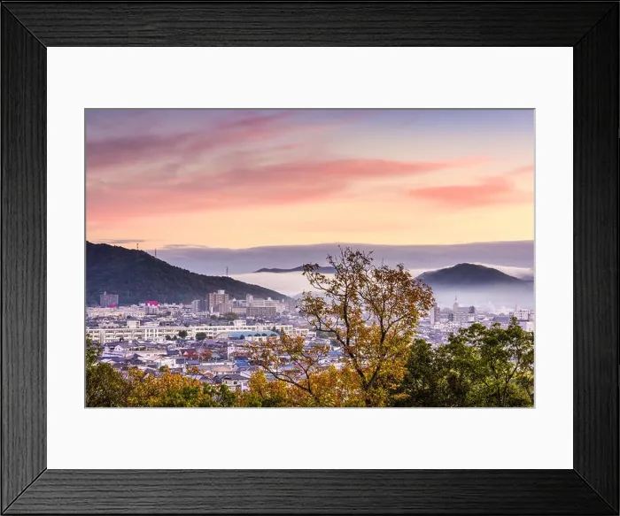 Framed Print : Himeji, Japan morning cityscape Framed Print : Himeji, Japan morning cityscape