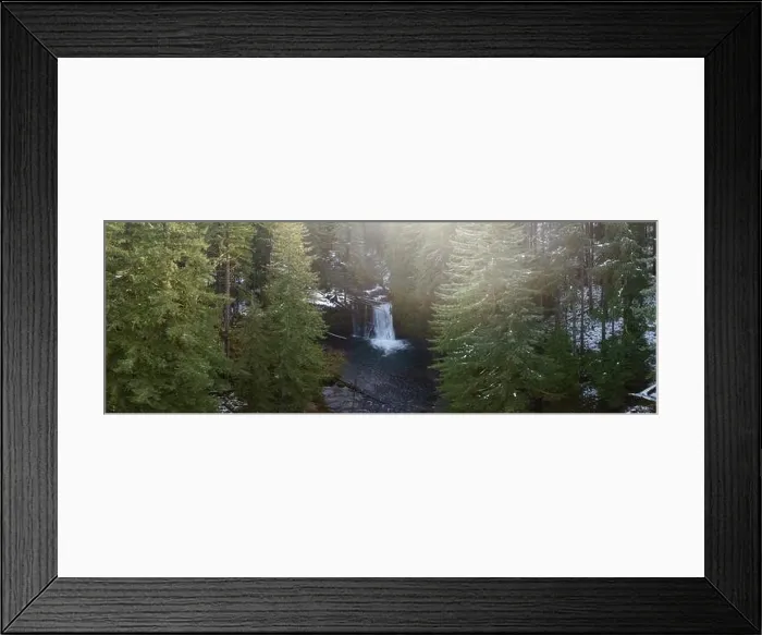 Framed Print : Silver Creek flows over the beautiful Upper North Falls near Silverton, Oregon. This scenic, heavily forested area harbors many impressive waterfalls Framed Print : Silver Creek flows over the beautiful Upper North Falls near Silverton, Oregon. This scenic, heavily forested area harbors many impressive waterfalls
