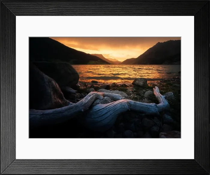 Framed Print : Stunning landscape with famous lake Resia (Lago di Resia, Reschensee) in South Tyrol, Dolomites mountains. Dramatic sky and colorful sunset Framed Print : Stunning landscape with famous lake Resia (Lago di Resia, Reschensee) in South Tyrol, Dolomites mountains. Dramatic sky and colorful sunset