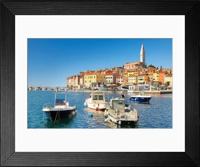 Framed Print : Old Town Rovinj, Croatia Framed Print : Old Town Rovinj, Croatia