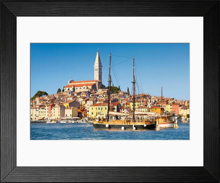 Framed Print : Rovinj Old Town, Istria, Croatia Framed Print : Rovinj Old Town, Istria, Croatia