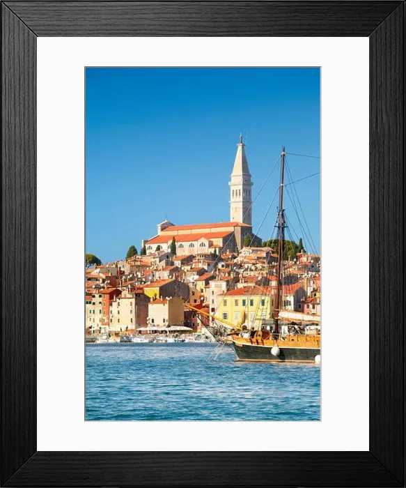 Framed Print : Rovinj, Croatia, Europe Framed Print : Rovinj, Croatia, Europe