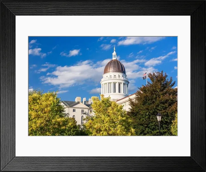 Framed Print : The Maine State House in Augusta, Maine, USA Framed Print : The Maine State House in Augusta, Maine, USA