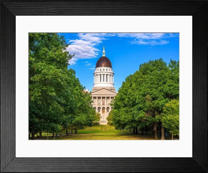 Framed Print : The Maine State House in Augusta, Maine, USA Framed Print : The Maine State House in Augusta, Maine, USA