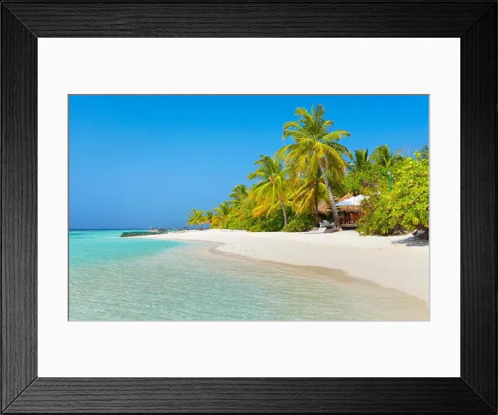 Framed Print : Maldives Islands, Ari Atoll, Indian Ocean