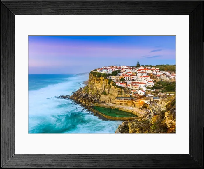 Framed Print : Azenhas do Mar, Portugal coastal town Framed Print : Azenhas do Mar, Portugal coastal town