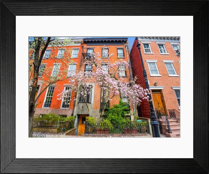 Framed Print : Chelsea neighborhood of New York City in the Spring