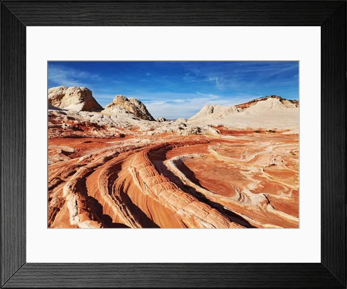 Framed Print : White Pocket rock formations, Vermilion Cliffs National Monument, Arizona, USA Framed Print : White Pocket rock formations, Vermilion Cliffs National Monument, Arizona, USA