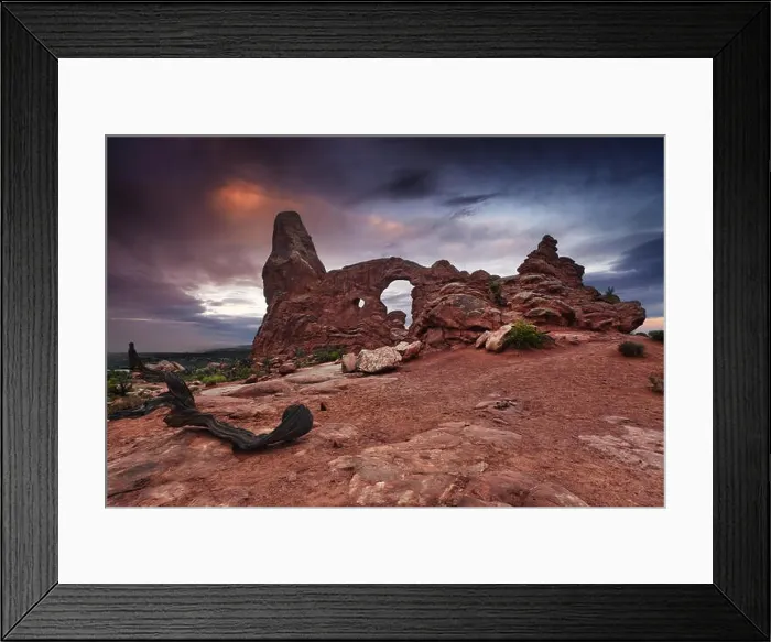 Framed Print : Turret Arch at sunrise, Arches National Park, Utah, USA Framed Print : Turret Arch at sunrise, Arches National Park, Utah, USA