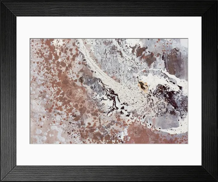 Framed Print : Oil bright picture. Modern abstract art painting Framed Print : Oil bright picture. Modern abstract art painting