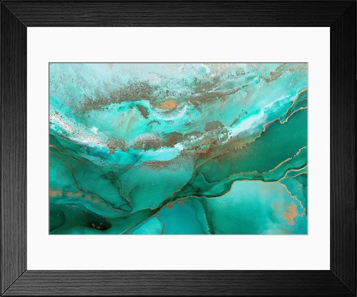 Framed Print : Green gold abstract background of marble liquid ink art painting on paper. Image of original artwork watercolor alcohol ink paint on high quality Framed Print : Green gold abstract background of marble liquid ink art painting on paper. Image of original artwork watercolor alcohol ink paint on high quality