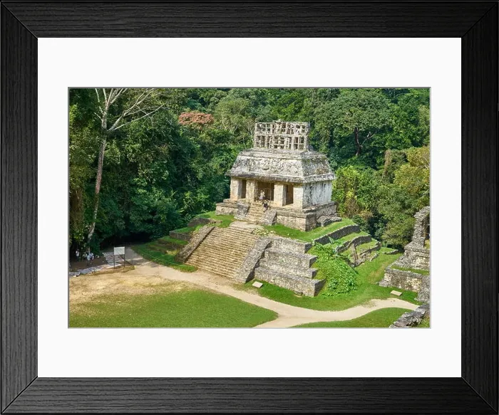 Framed Print : Temple of the Sun, ancient Mayan city of Palenque, Chiapas, Mexico Framed Print : Temple of the Sun, ancient Mayan city of Palenque, Chiapas, Mexico