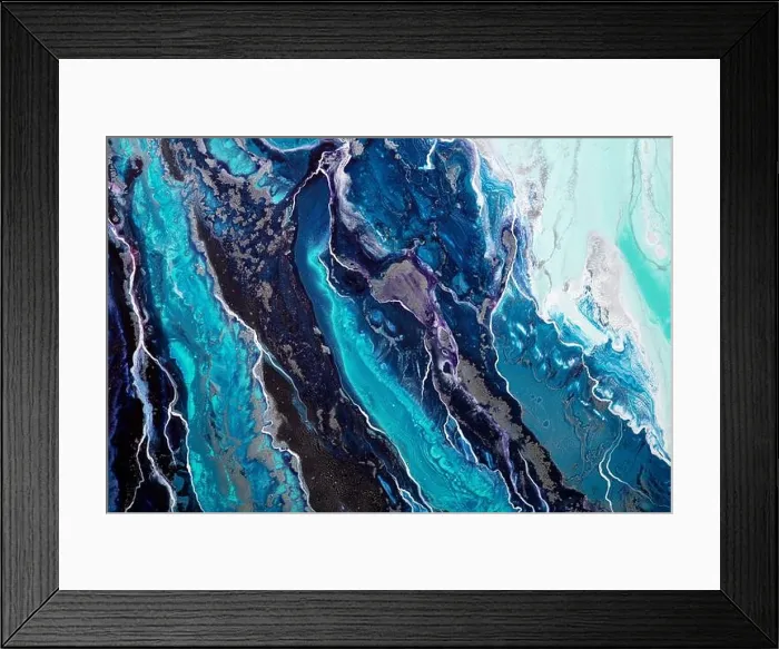 Framed Print : Bright abstract painting background in exquisite light blue color. Abstract stylish mixed fluid alcohol ink picture. Marbled bright blue texture Framed Print : Bright abstract painting background in exquisite light blue color. Abstract stylish mixed fluid alcohol ink picture. Marbled bright blue texture