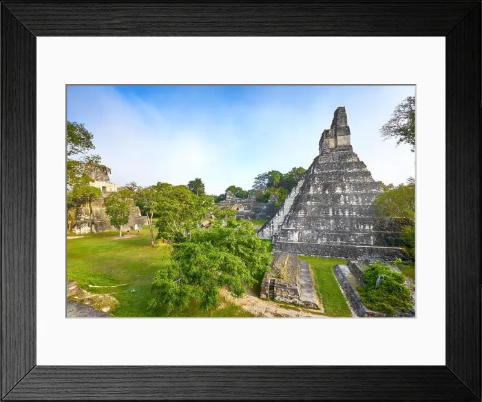 Framed Print : Maya Ruins - Temple of the Great Jaguar (Templo del Gran Jaguar), Tikal National Park, Guatemala, UNESCO Framed Print : Maya Ruins - Temple of the Great Jaguar (Templo del Gran Jaguar), Tikal National Park, Guatemala, UNESCO