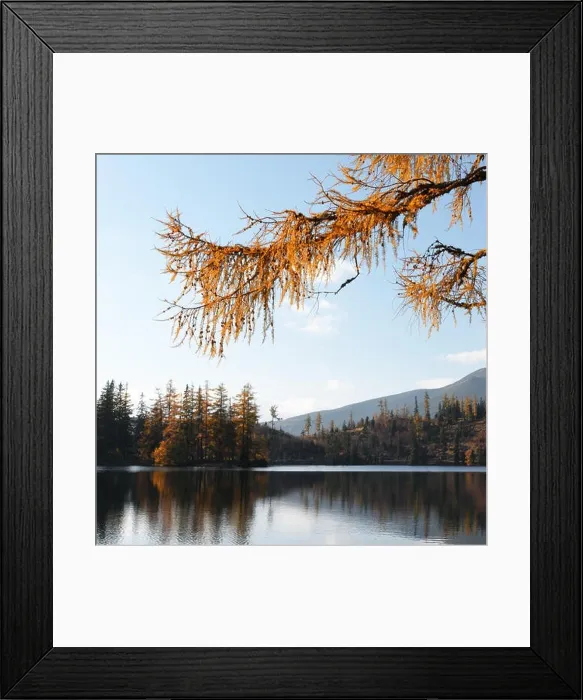 Framed Print : Mountain lake Strbske pleso (Strbske lake) in autumn time. High Tatras national park, Slovakia Framed Print : Mountain lake Strbske pleso (Strbske lake) in autumn time. High Tatras national park, Slovakia