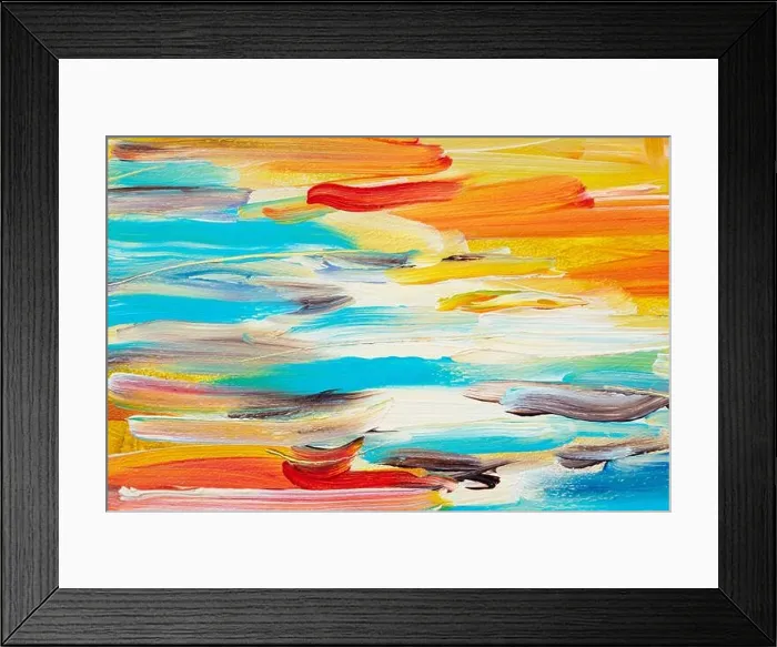 Framed Print : Painting background, orange, blue, yellow, white artwork. liquid ink art painting. Image of original artwork watercolor oil ink paint on quality paper Framed Print : Painting background, orange, blue, yellow, white artwork. liquid ink art painting. Image of original artwork watercolor oil ink paint on quality paper