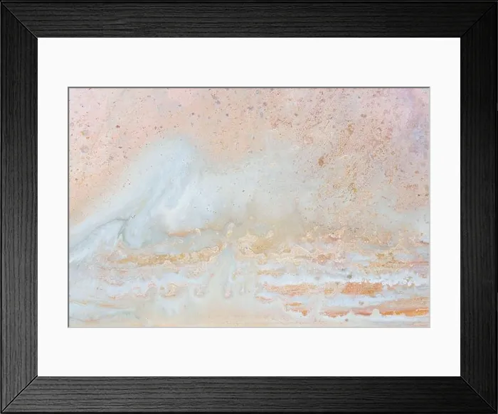 Framed Print : Abstract painting, painted with oil paints, in light colors Framed Print : Abstract painting, painted with oil paints, in light colors