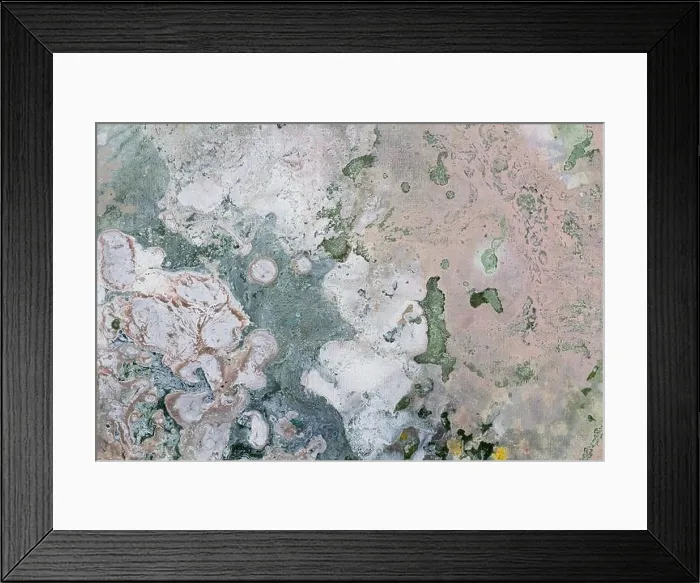 Framed Print : Bright abstract background painted with oil paints, blue and white colors, cosmic style Framed Print : Bright abstract background painted with oil paints, blue and white colors, cosmic style