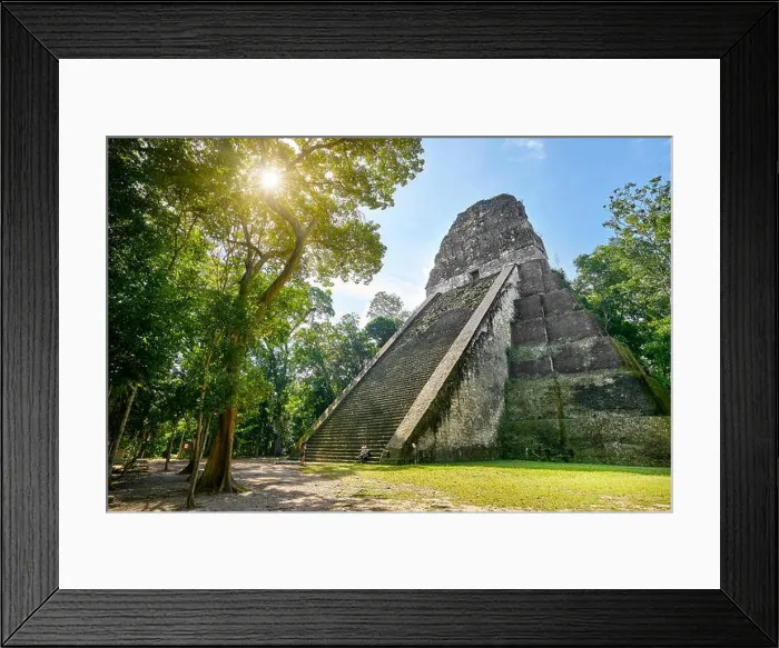 Framed Print : Tikal National Park - Temple V, Ancient Maya Ruins, Yucatan, Guatemala UNESCO Framed Print : Tikal National Park - Temple V, Ancient Maya Ruins, Yucatan, Guatemala UNESCO