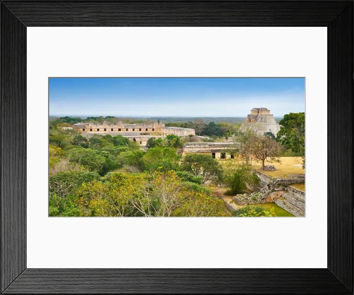 Framed Print : Ancient Maya Ruins, Nunnery Quadrangle, Uxmal Archaeological Site, Yucatan, Mexico Framed Print : Ancient Maya Ruins, Nunnery Quadrangle, Uxmal Archaeological Site, Yucatan, Mexico