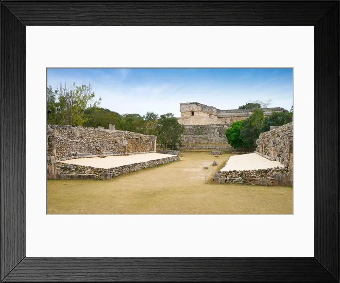 Framed Print : Ball Court, Uxmal Archaeological Site, Uxmal, Yucatan, Mexico Framed Print : Ball Court, Uxmal Archaeological Site, Uxmal, Yucatan, Mexico