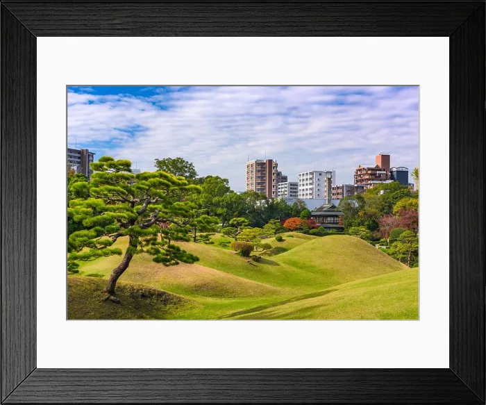 Framed Print : Kumamoto, Japan at Suizenji Garden in the autumn Framed Print : Kumamoto, Japan at Suizenji Garden in the autumn