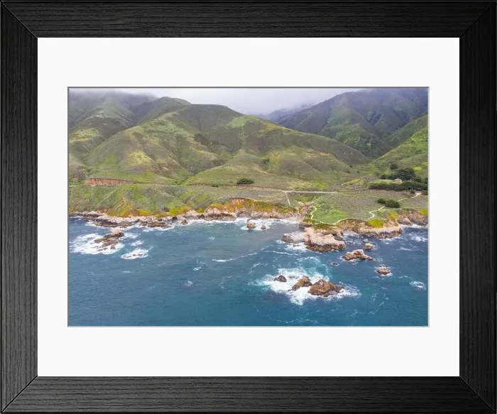Framed Print : The Pacific Ocean endlessly washes against a rugged coastline in Northern California. This part of the west coast is absolutely beautiful Framed Print : The Pacific Ocean endlessly washes against a rugged coastline in Northern California. This part of the west coast is absolutely beautiful
