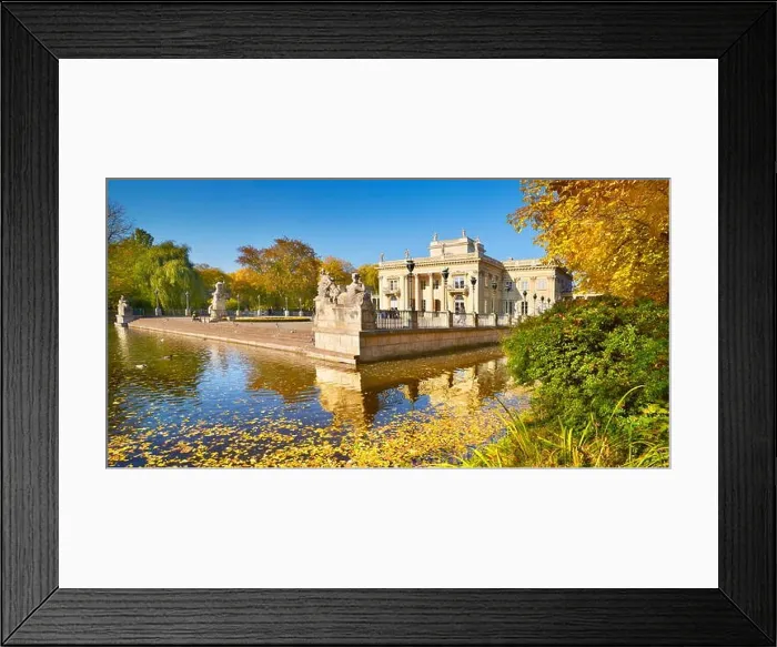 Framed Print : Warsaw - Royal Palace in Lazienki Park, Poland