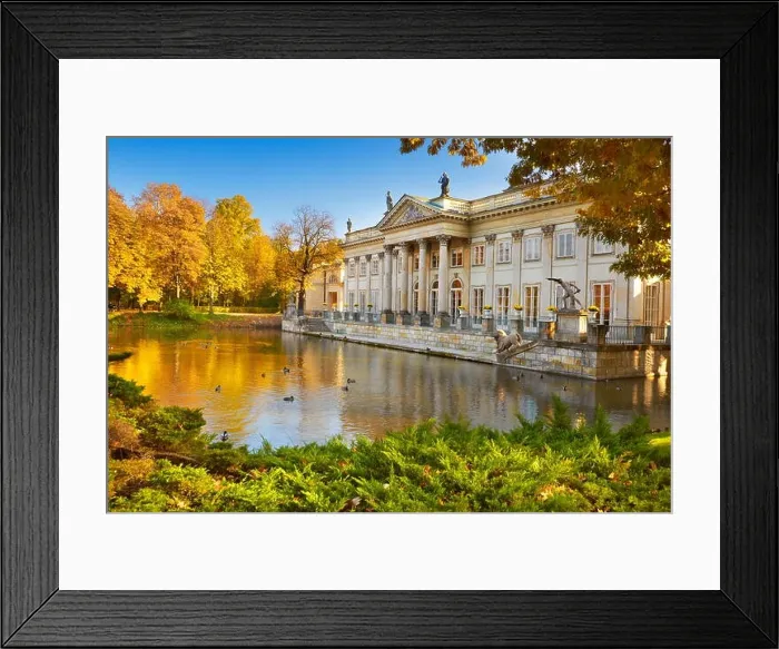 Framed Print : Royal Palace in Lazienki Park, Warsaw, Poland Framed Print : Royal Palace in Lazienki Park, Warsaw, Poland