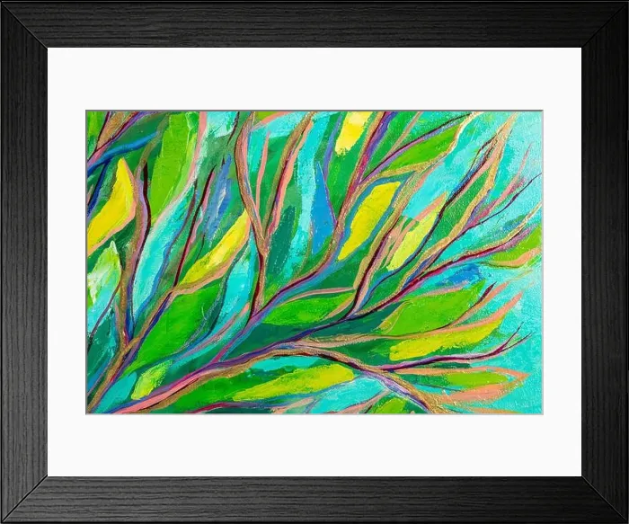 Framed Print : Abstract painting background in a gentle green tone Framed Print : Abstract painting background in a gentle green tone