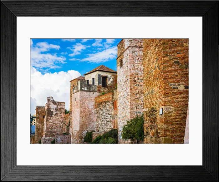 Framed Print : Malaga, Spain Alcazaba fortress wall Framed Print : Malaga, Spain Alcazaba fortress wall
