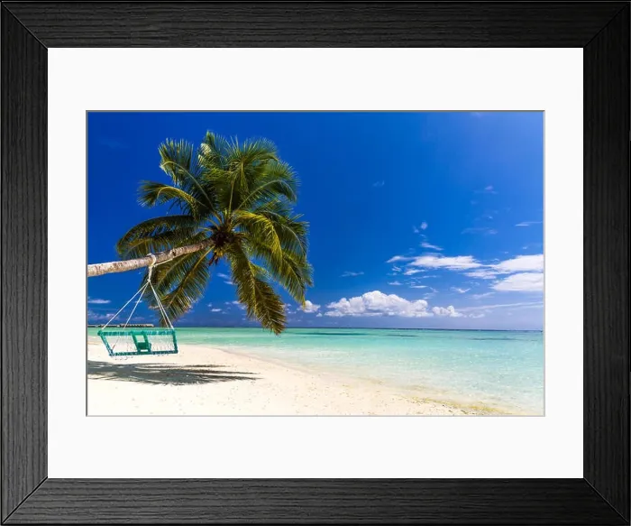 Framed Print : Beautiful tropical beach, Maldives Framed Print : Beautiful tropical beach, Maldives