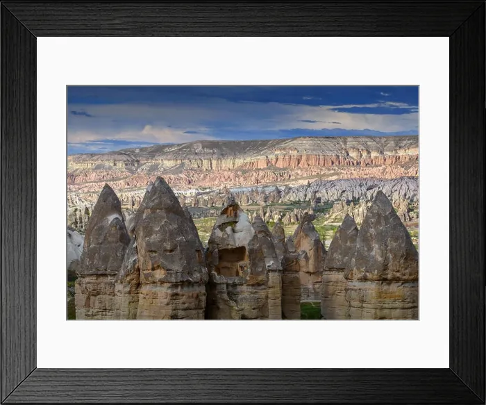 Framed Print : Famous Love valley in Cappadocia, Turkey Framed Print : Famous Love valley in Cappadocia, Turkey