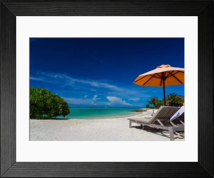 Framed Print : Amazing beach in Maldives Framed Print : Amazing beach in Maldives