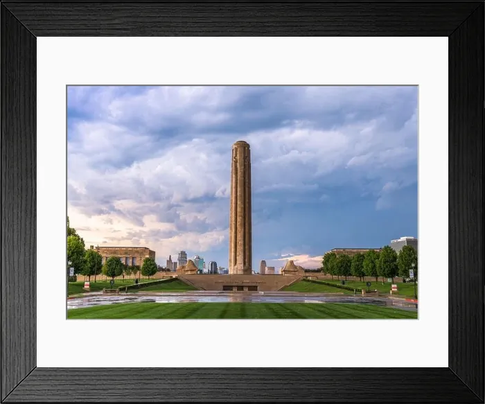 Framed Print : KANSAS CITY, MISSOURI - AUGUST 28, 2018: The National World War I Museum and Memorial in Kansas City Framed Print : KANSAS CITY, MISSOURI - AUGUST 28, 2018: The National World War I Museum and Memorial in Kansas City