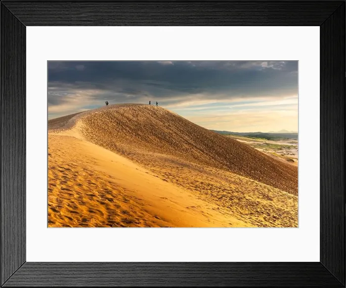Framed Print : Tottori, Japan sand dunes on the Sea of Japan Framed Print : Tottori, Japan sand dunes on the Sea of Japan