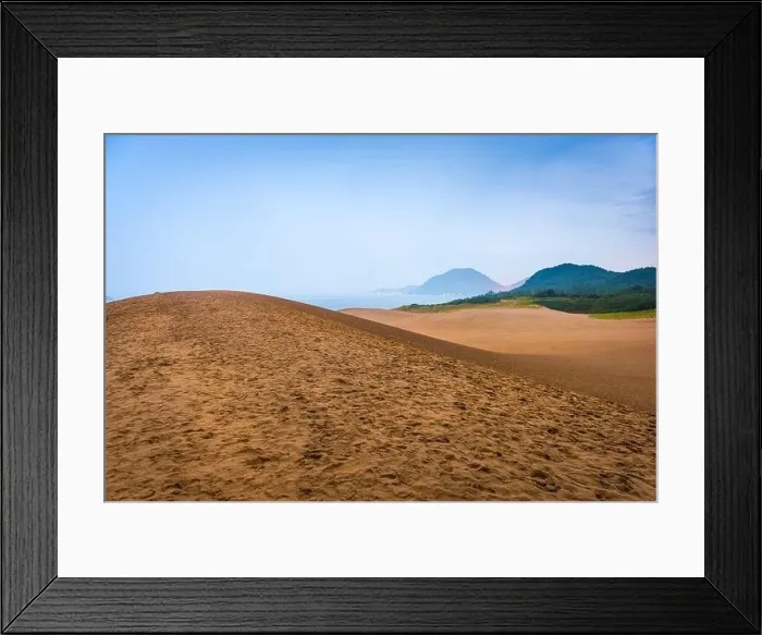 Framed Print : Tottori, Japan sand dunes on the Sea of Japan Framed Print : Tottori, Japan sand dunes on the Sea of Japan