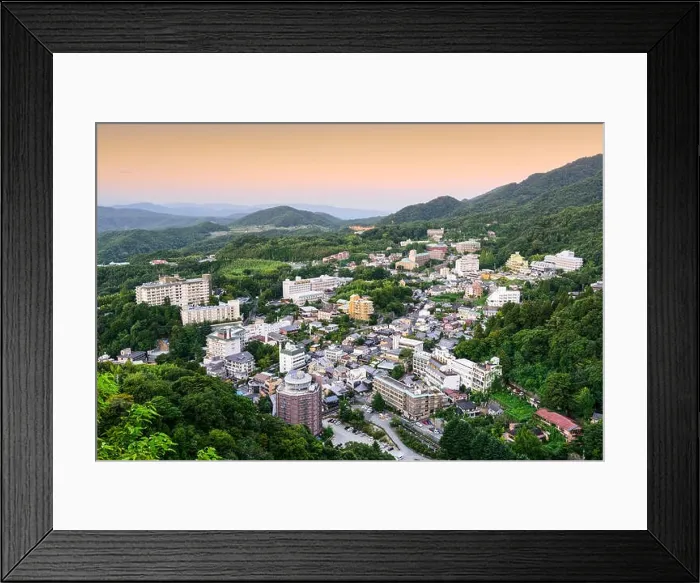 Framed Print : Arima Onsen, Kobe, Japan hot springs resort town Framed Print : Arima Onsen, Kobe, Japan hot springs resort town