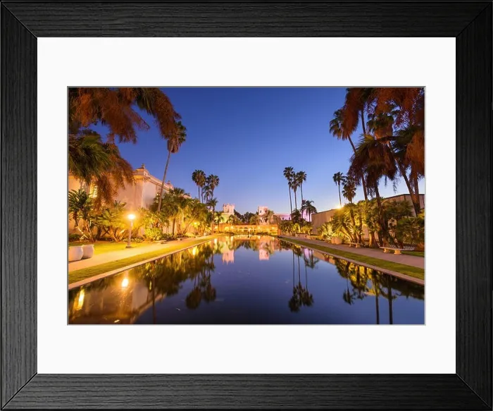 Framed Print : Historic architecture in San Diego, California, USA Framed Print : Historic architecture in San Diego, California, USA