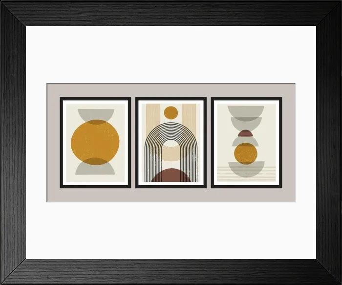Framed Print : Mid century modern art print, set of 3. Gallery wall printable art. Boho style interior decor Framed Print : Mid century modern art print, set of 3. Gallery wall printable art. Boho style interior decor