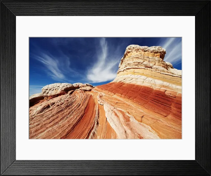 Framed Print : White Pocket rock formations, Vermilion Cliffs National Monument, Arizona, USA Framed Print : White Pocket rock formations, Vermilion Cliffs National Monument, Arizona, USA